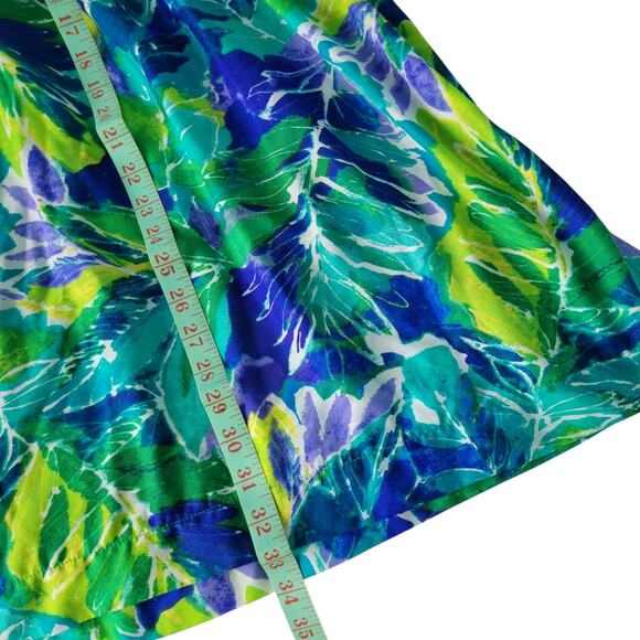 Ralph Lauren Beach Cover up Dress tropical print farrah XL Halftan - Picture 9 of 11